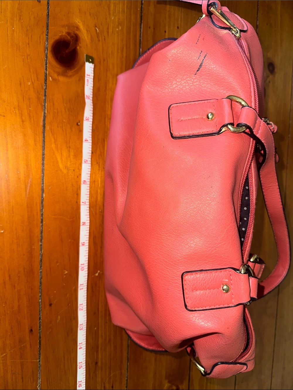 Coral Women’s Leather Satchel - Unbranded
